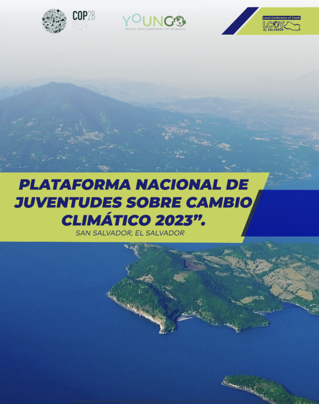 Portada Plataforma Nacional de Juventudes sobre Cambio Climático 2023
